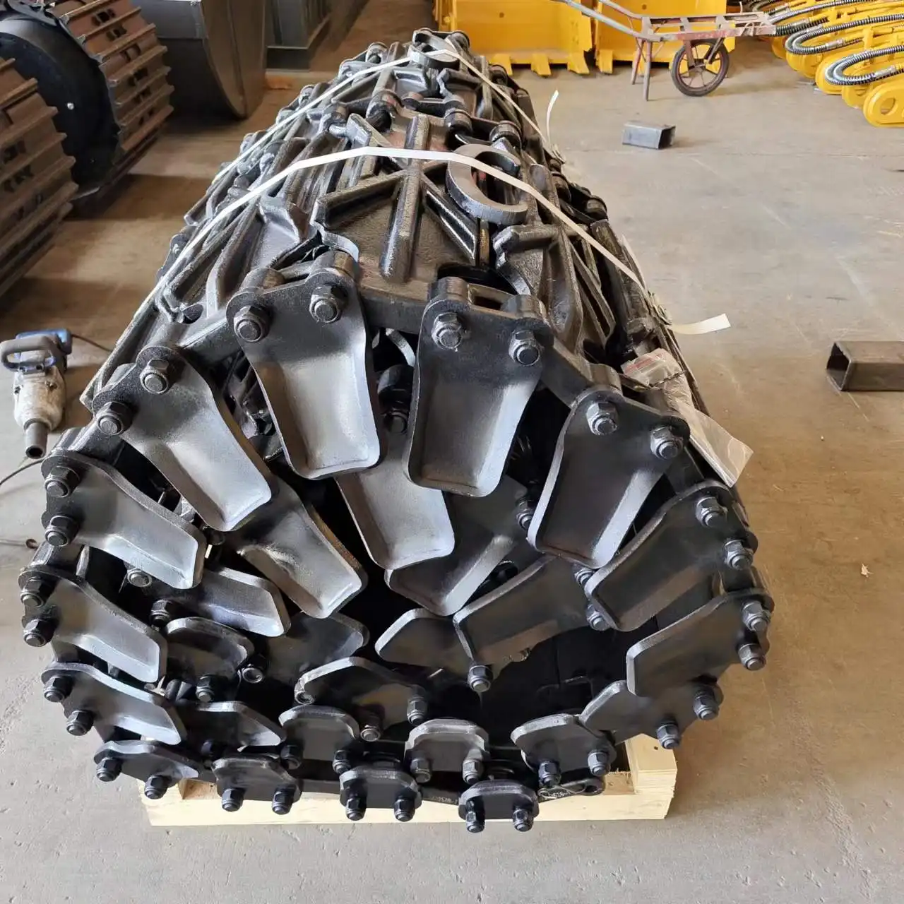 Why do loaders put chains on tires?